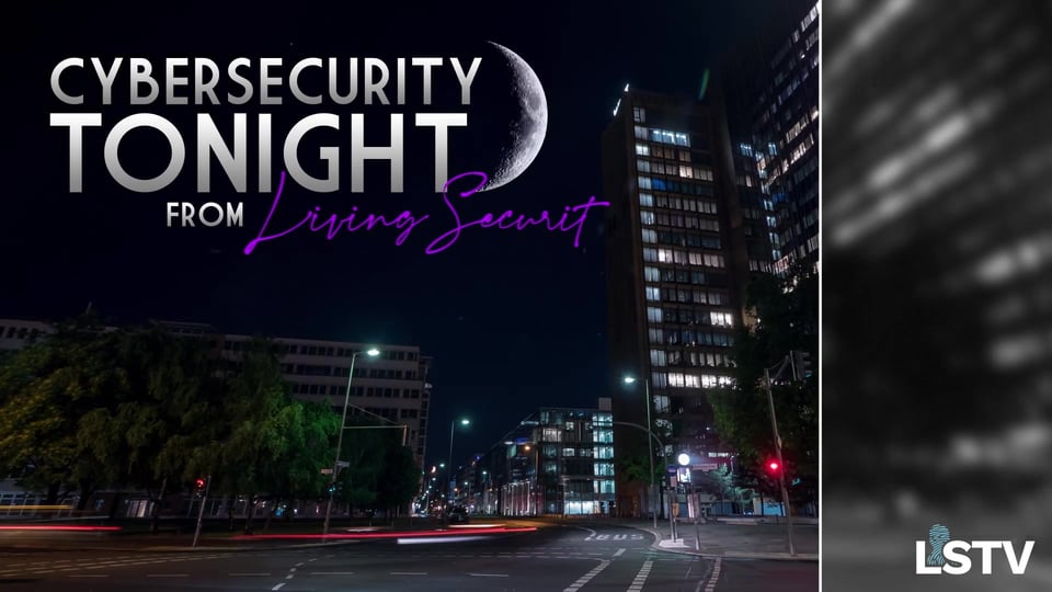Cybersecurity Tonight series title card